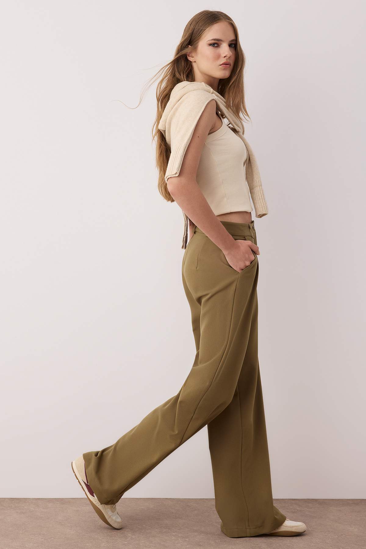 Pantalone TWOAW25PL00109 - khaki [djesi-src-4332fb1d42c03cf682c414352e19adcad755edfc8cef9fdc362d5fefe6883aca]