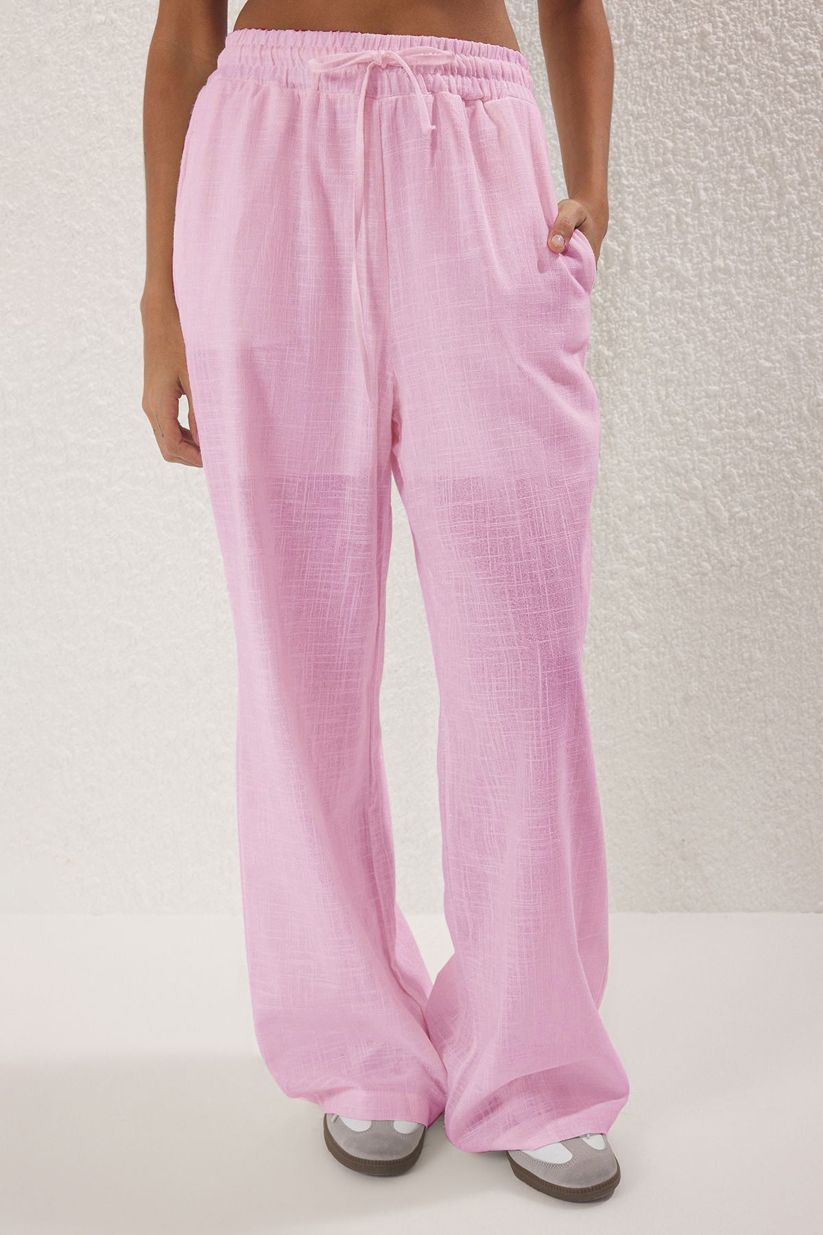 Pantalone TWOSS25PL00121 - roze [djesi-src-6198c4e4cb779d8834b85a329176abd31157e785297a84411d5a17101dee8e0b]