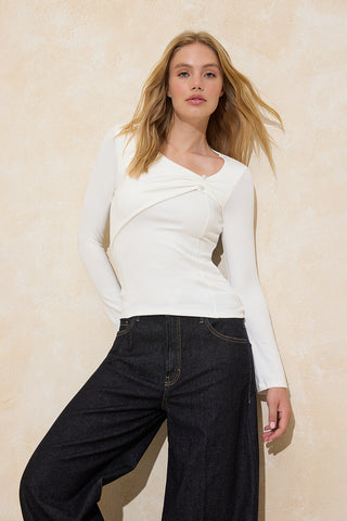 Bluze TWOSS26BZ00178 - ekru