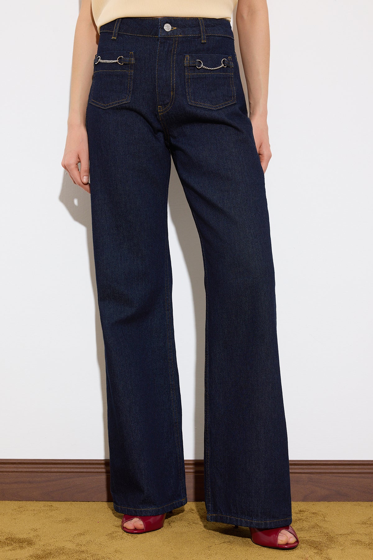 Farmerke TWOSS26JE00028 - plava