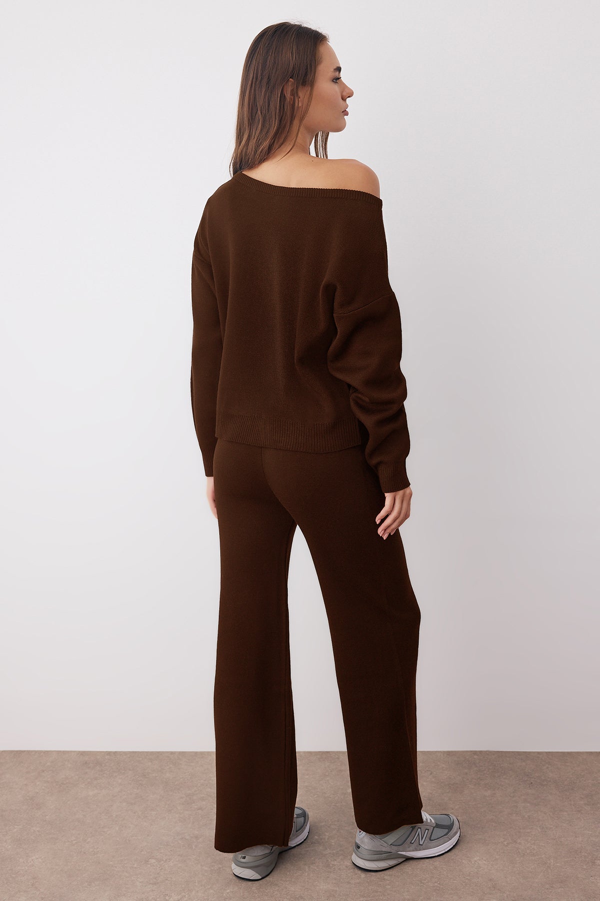 Pantalone TWOAW26AU00043 - braon