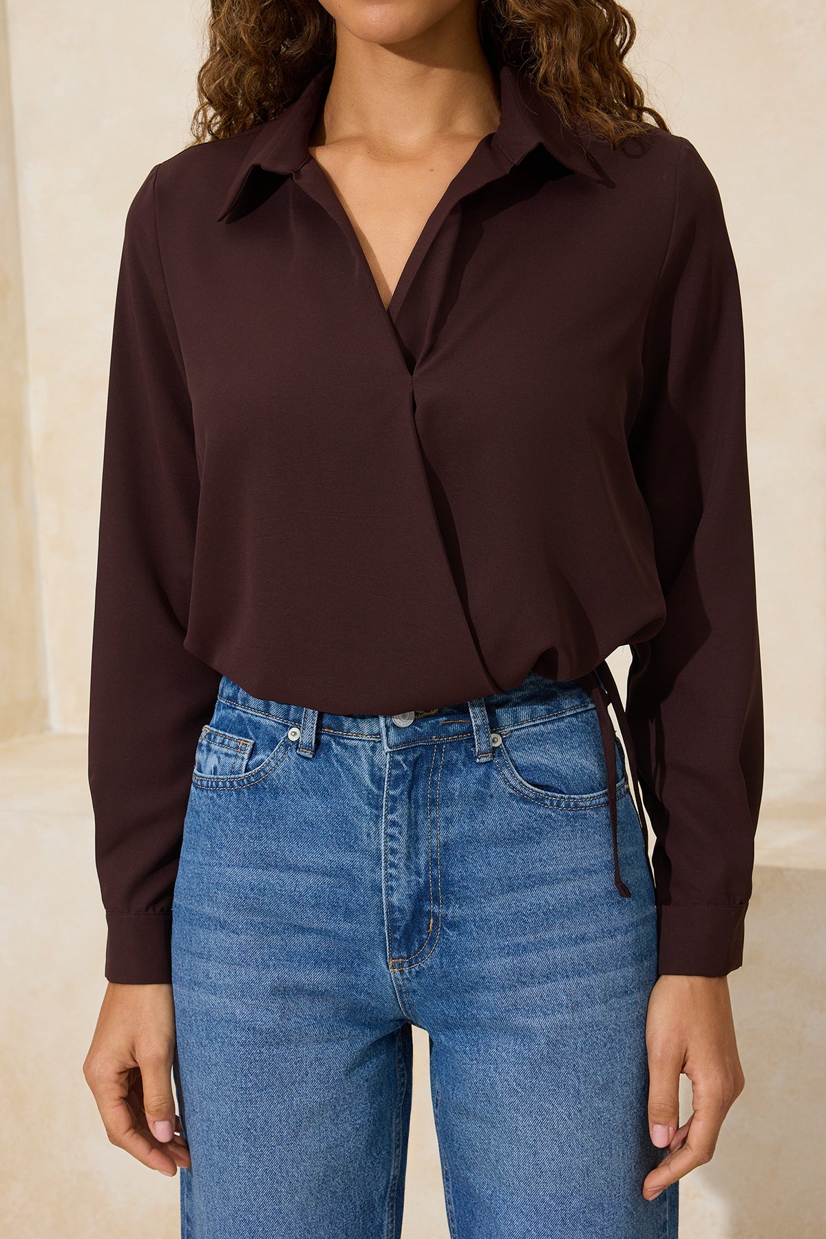 Bluze TWOSS26BZ00087 - braon