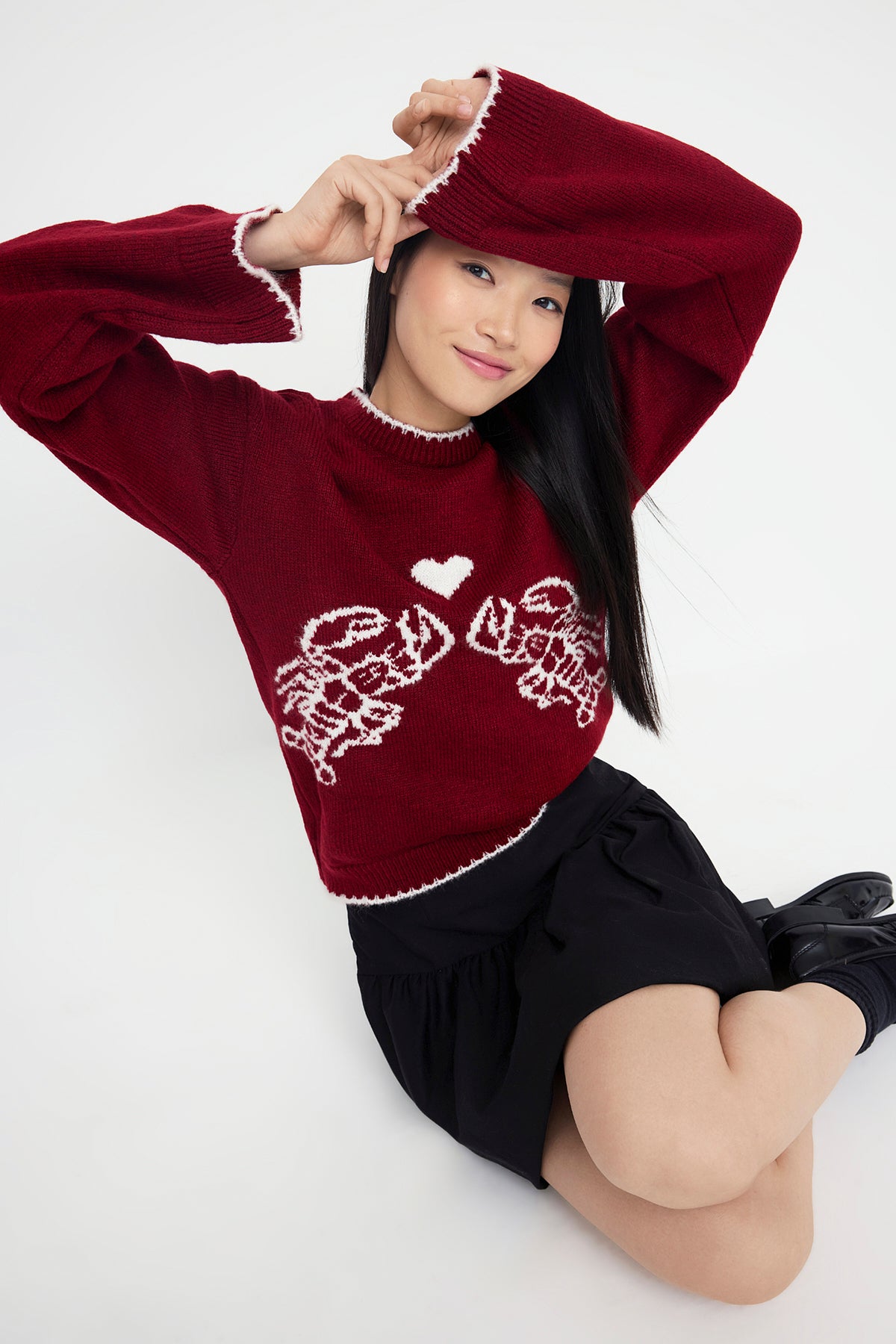 Džemper TWOAW26KZ00150 - crvena