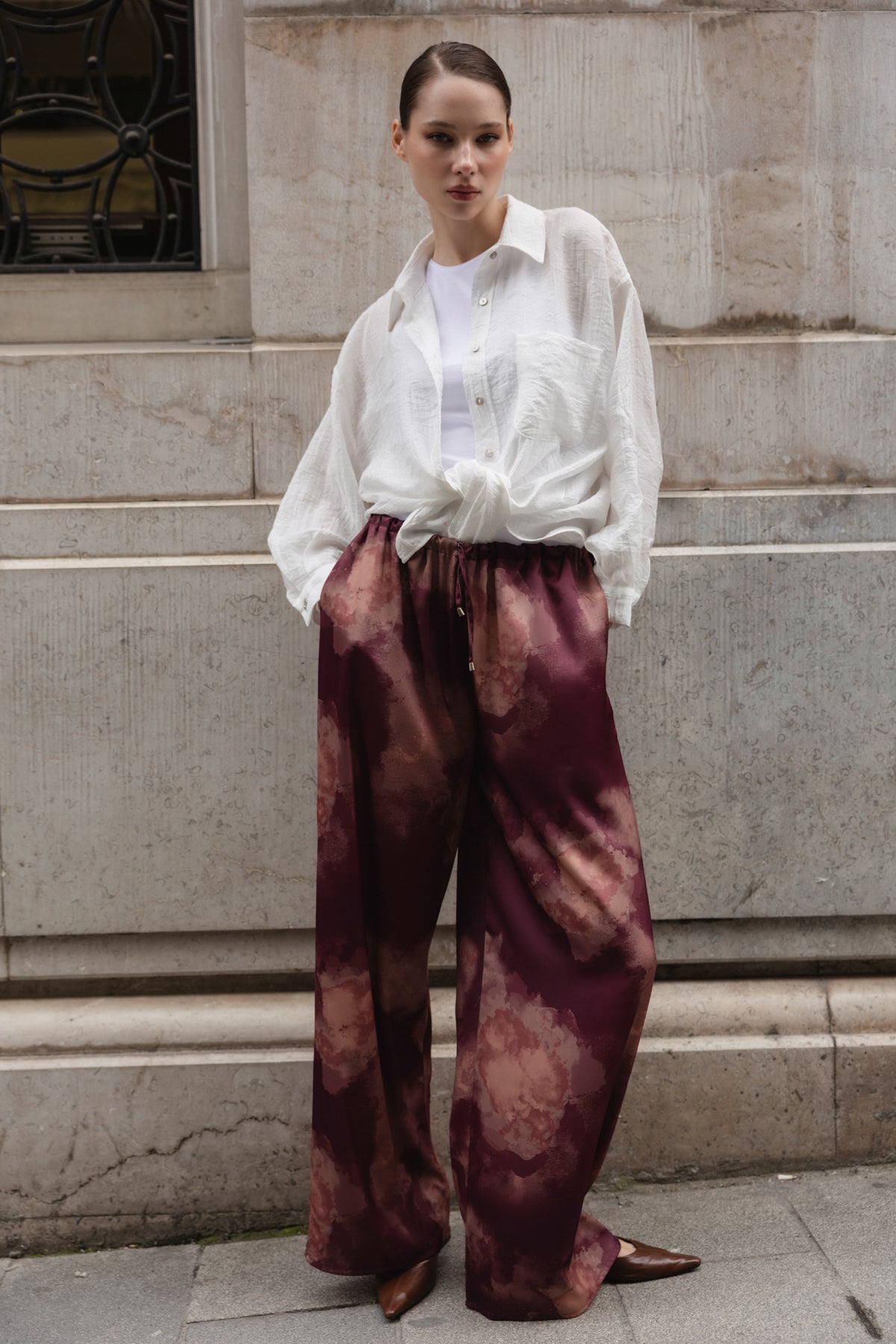 Pantalone TWOSS26PL00230 - šljive [djesi-src-5a070f78e536023de4c7a184c8a15ac316a5633b8e1e5a8af936029e13fc9ca5]