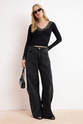 Bluze TWOSS26BZ00637 - crna