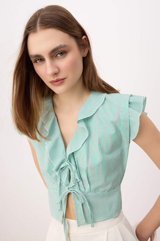 Bluze TWOSS25BZ00424 - zelena