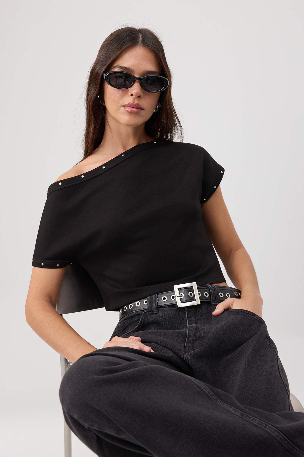Bluze TWOSS26BZ00789 - crna