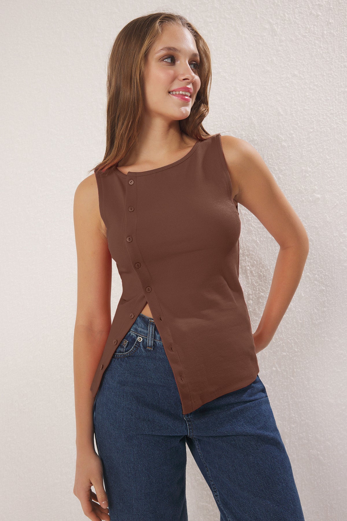 Bluze TWOSS25BZ00394 - braon