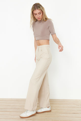 Pantalone TWOSS24PL00084 - bež [djesi-src-9bfd9c550da749274252c665ff4a59615a5b09df08f29e061f1df637337b316e]