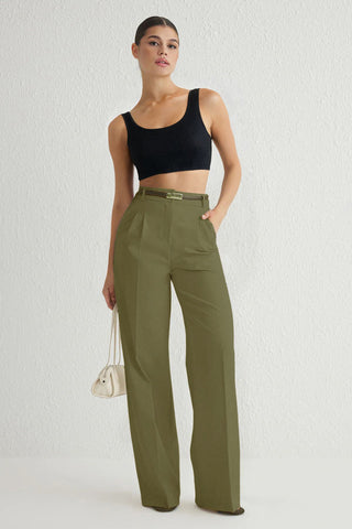 Pantalone TWOAW25PL00109 - khaki [djesi-src-2d03a51656b998608627e94eda1113811c4d318eb44881314cfb11ee914ef43a]