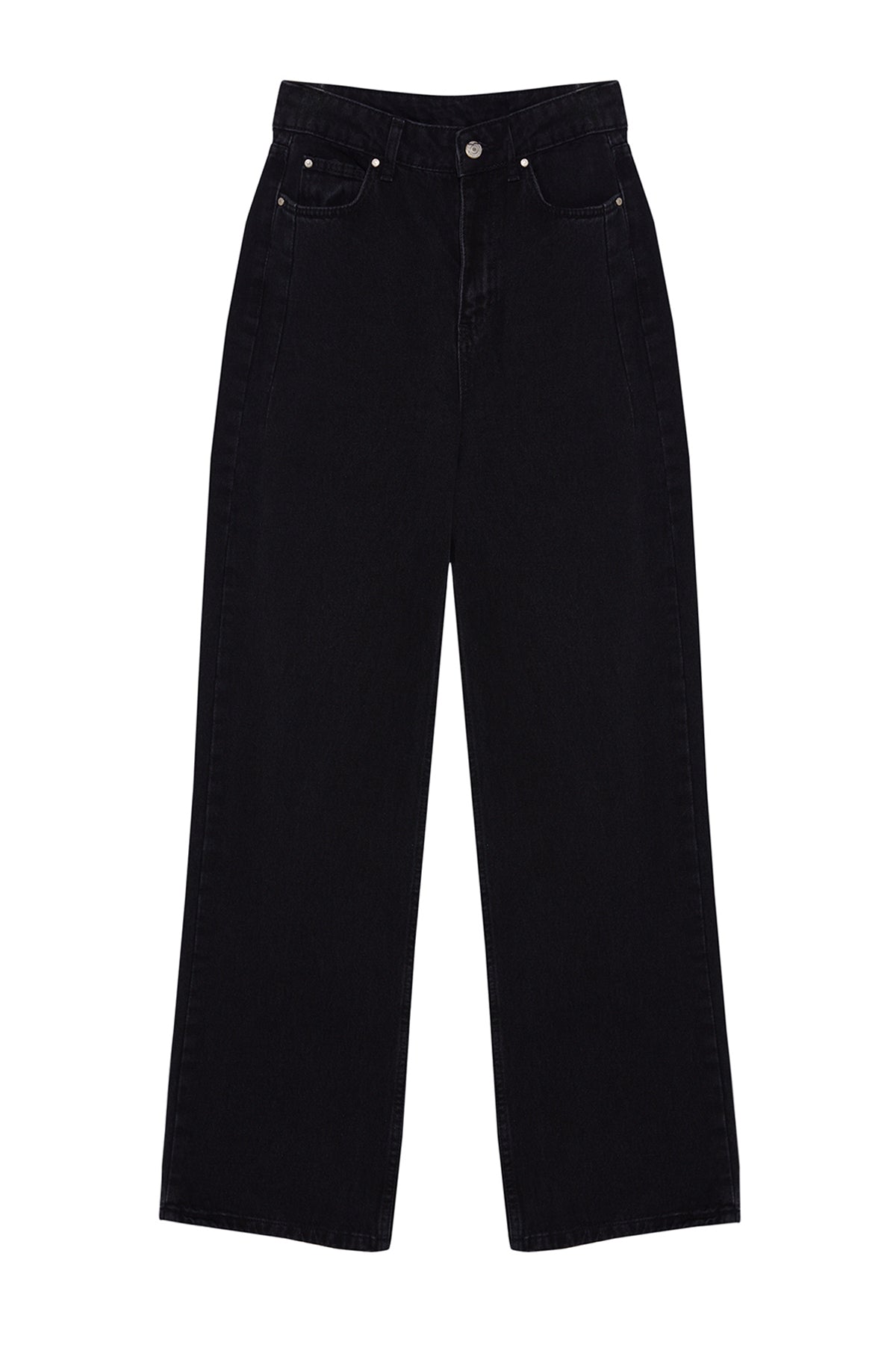 Farmerke TWOAW23JE00345 - crna