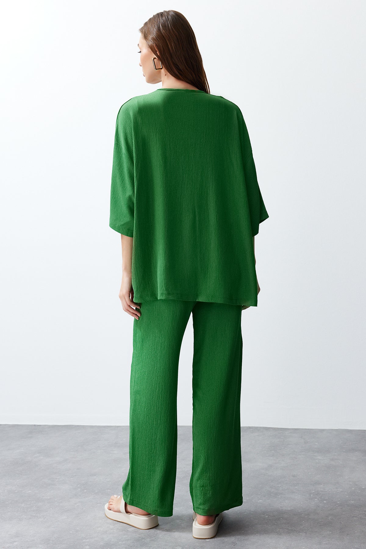 Pantalone TWOSS24AU00091 - zelena