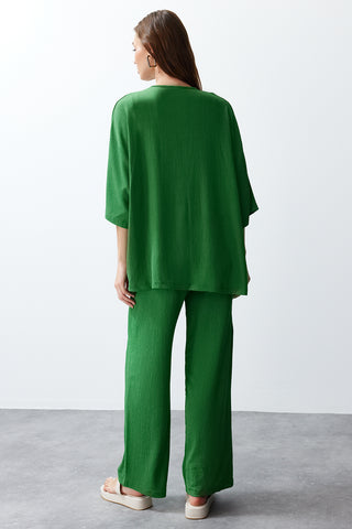 Pantalone TWOSS24AU00091 - zelena