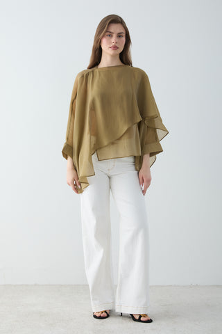 Bluze TWOSS26BZ00653 - zelena