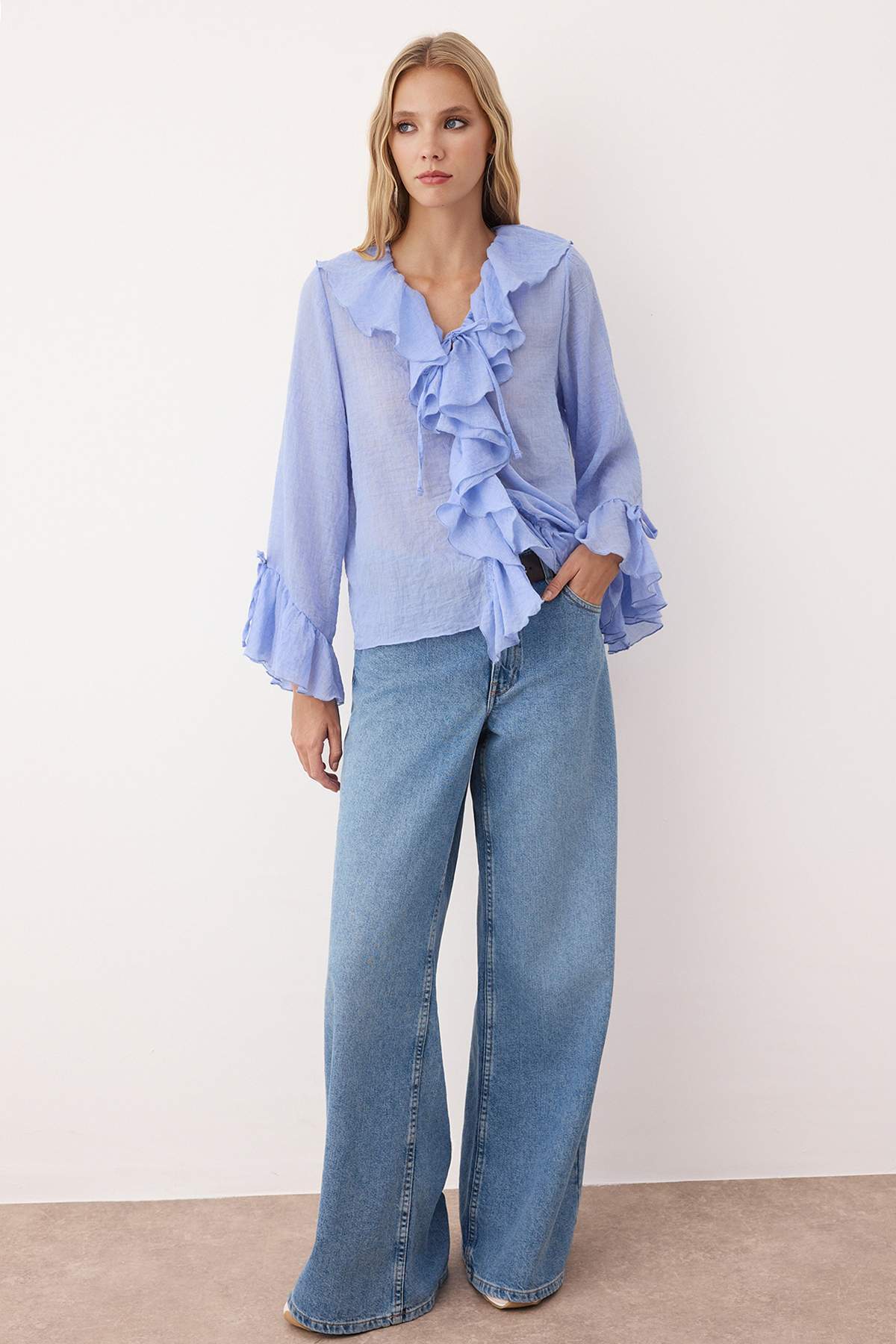 Bluze TWOSS25BZ00551 - plava