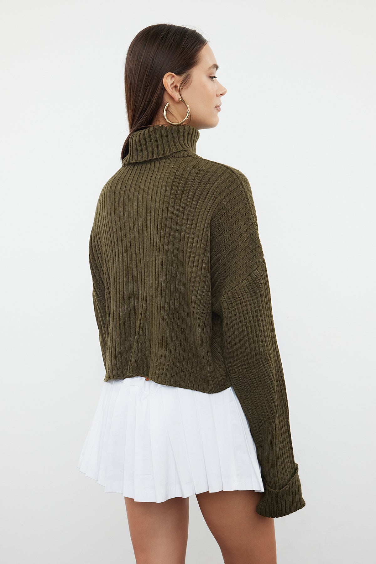 Džemper TWOAW22KZ0223 - khaki