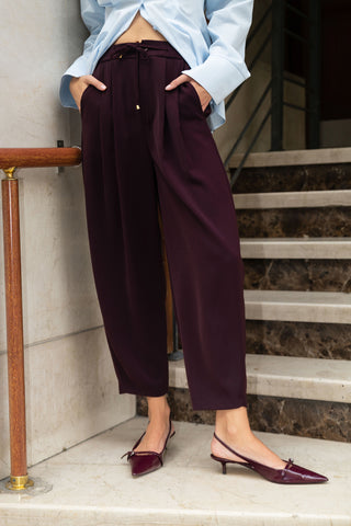 Pantalone TWOSS25PL00126 - šljive [djesi-src-a4871f98dfd3f2871f0723996511d5824e2f72caa49f5d4a560d2030bcf60ee3]