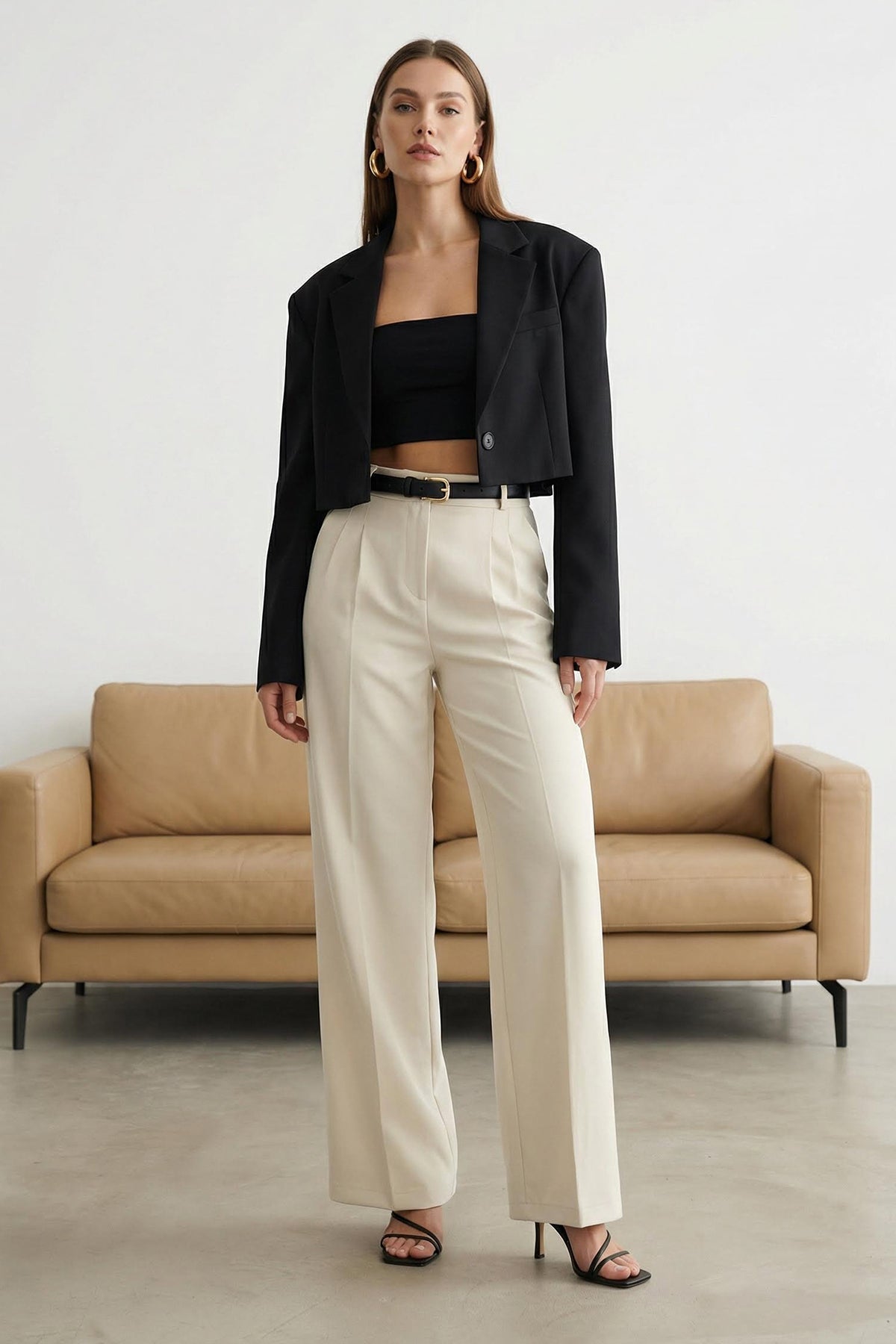Pantalone TWOAW25PL00109 - kamen [djesi-src-9042c2a9232195c534eba9c79c11a44ffd535f7ad93bdf5502d6f5a29f2fd2dd]