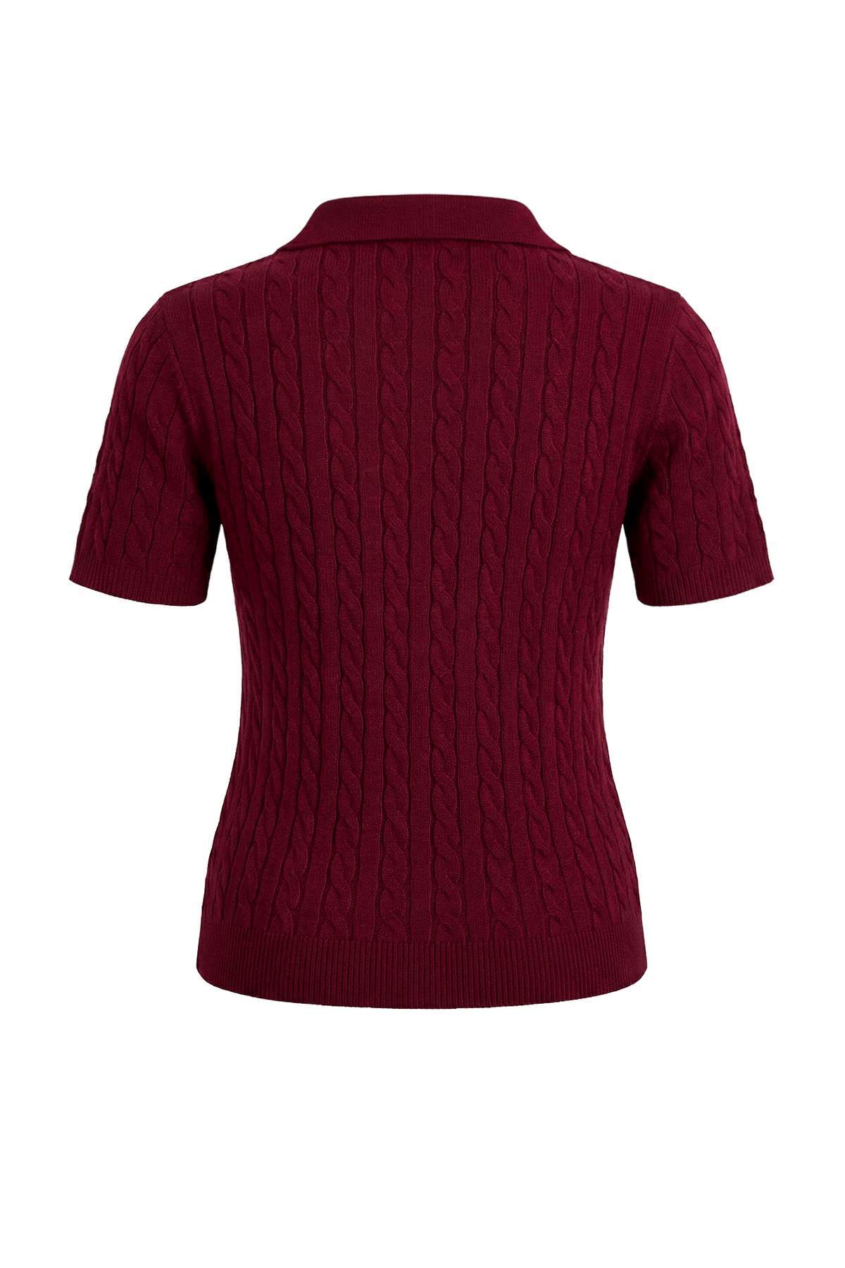 Bluze TWOSS26BZ00163 - bordo
