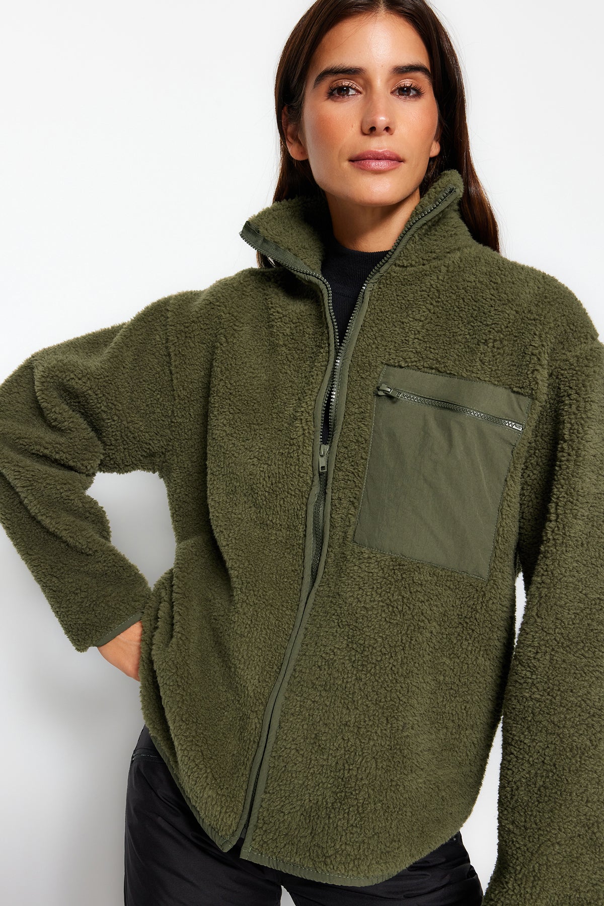 Kardigani TWOAW24SW00071 - khaki [djesi-src-8a10f1151357353155af04d749bc9901c60210c5d7855b566ac88706a1bac3c5]