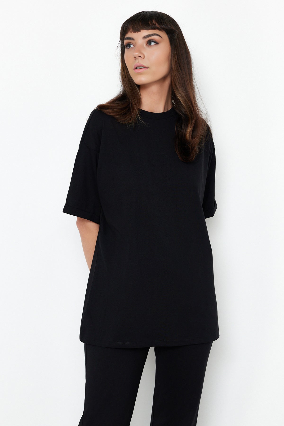 Majice TWOSS24AU00059 - crna