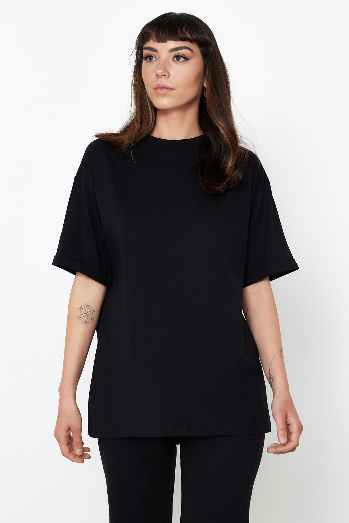 Majice TWOSS24AU00059 - crna