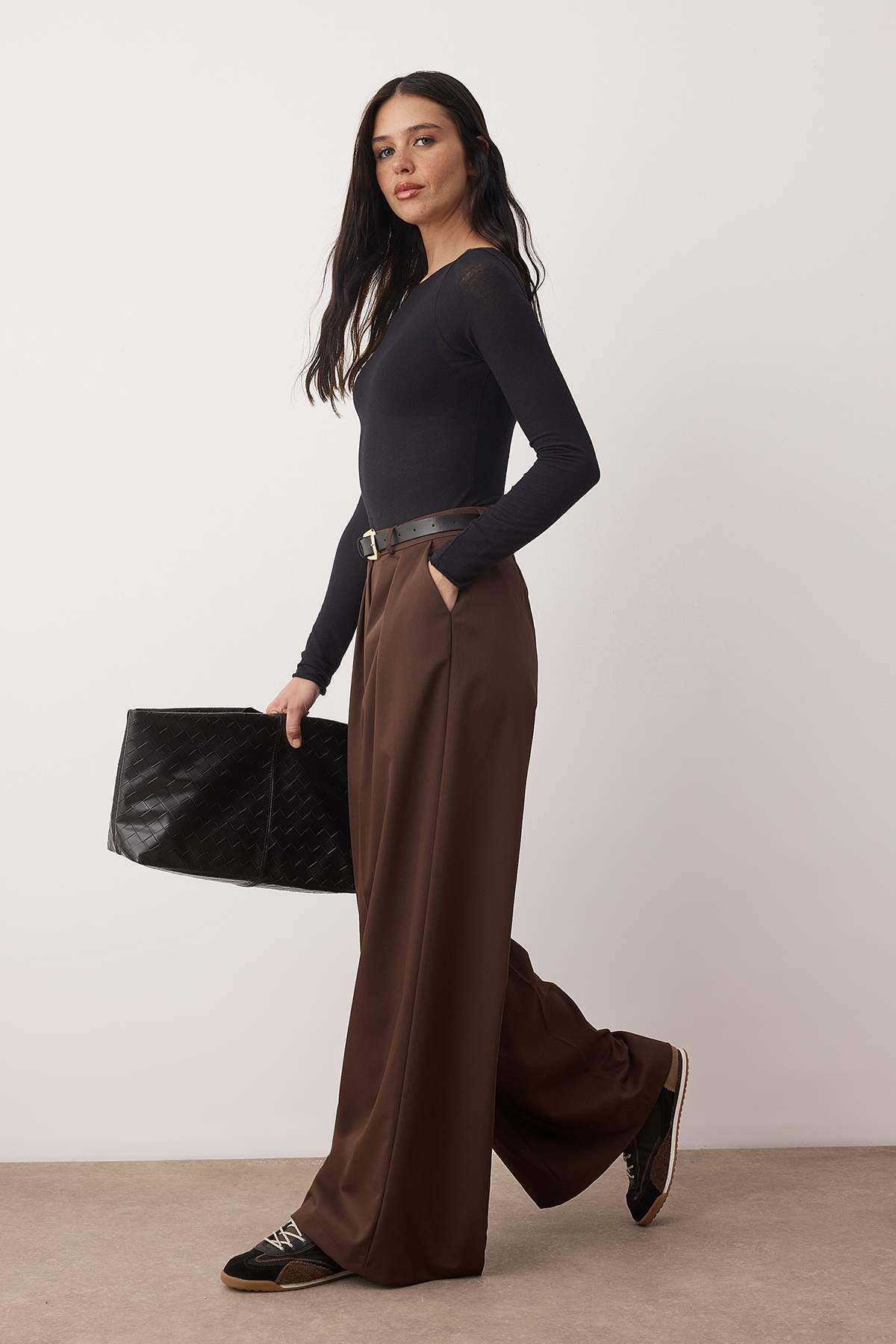 Pantalone TWOAW26PL00162 - braon [djesi-src-ab058bbd4ae2728f0e29377ad41a012a8907451de30596b222e1493da071d787]