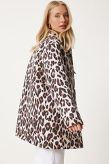 Ženski Leopard Print Kaput – NT00432