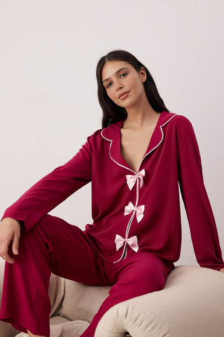 Kosulje THMAW25PT00032 - bordo