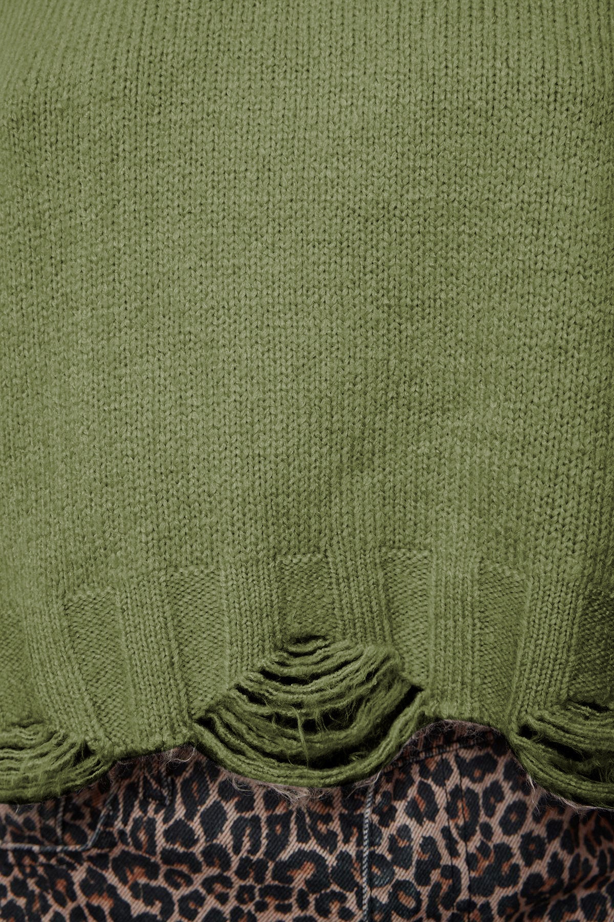 Džemper TWOAW24KZ00319 - khaki