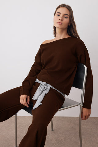 Pantalone TWOAW26AU00043 - braon