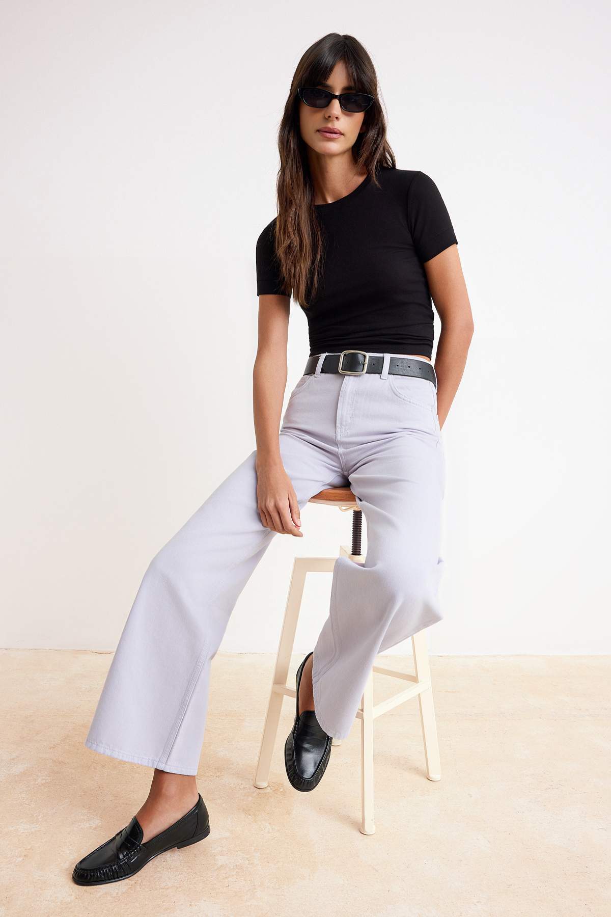 Farmerke TWOSS26JE00216 - lila