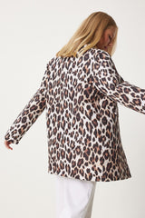 Ženski Leopard Print Kaput – NT00432