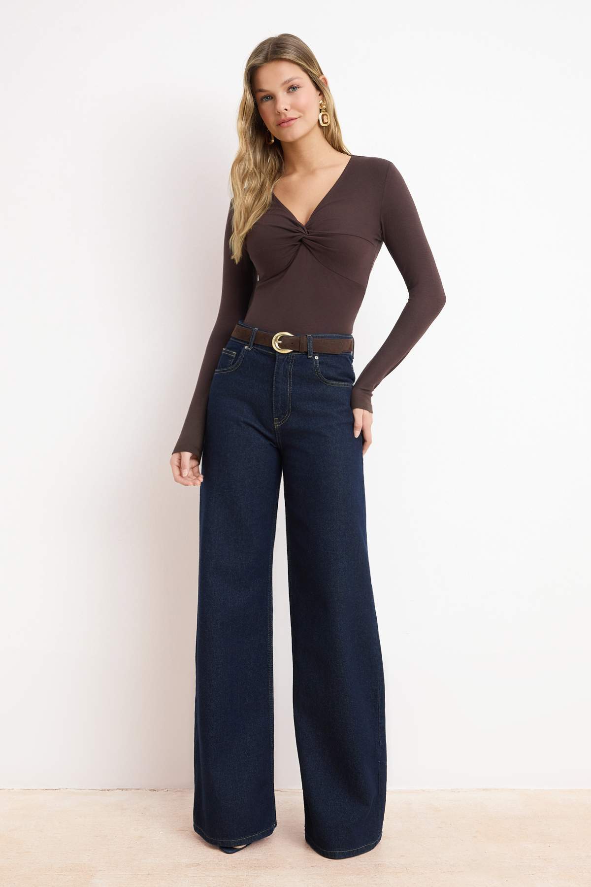 Bluze TWOSS26BZ00641 - braon