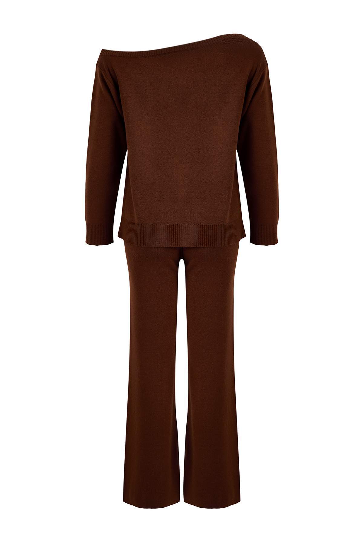Pantalone TWOAW26AU00043 - braon