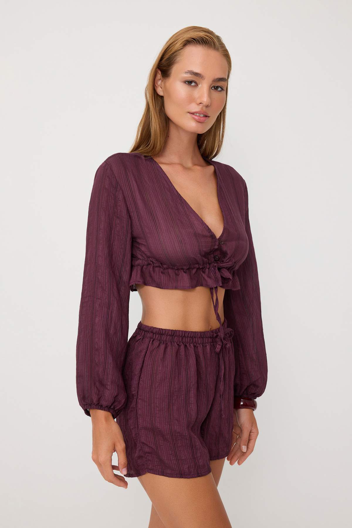 Bluze TBESS26AU00028 - šljive