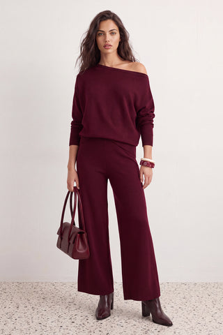 Pantalone TWOAW26AU00043 - bordo
