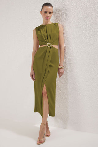 Haljine TWOSS25EL00017 - zelena