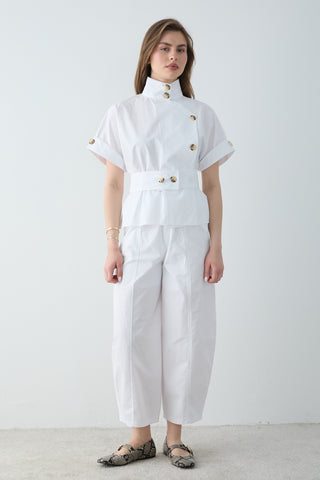 Pantalone TWOSS26AU00232 - bijela