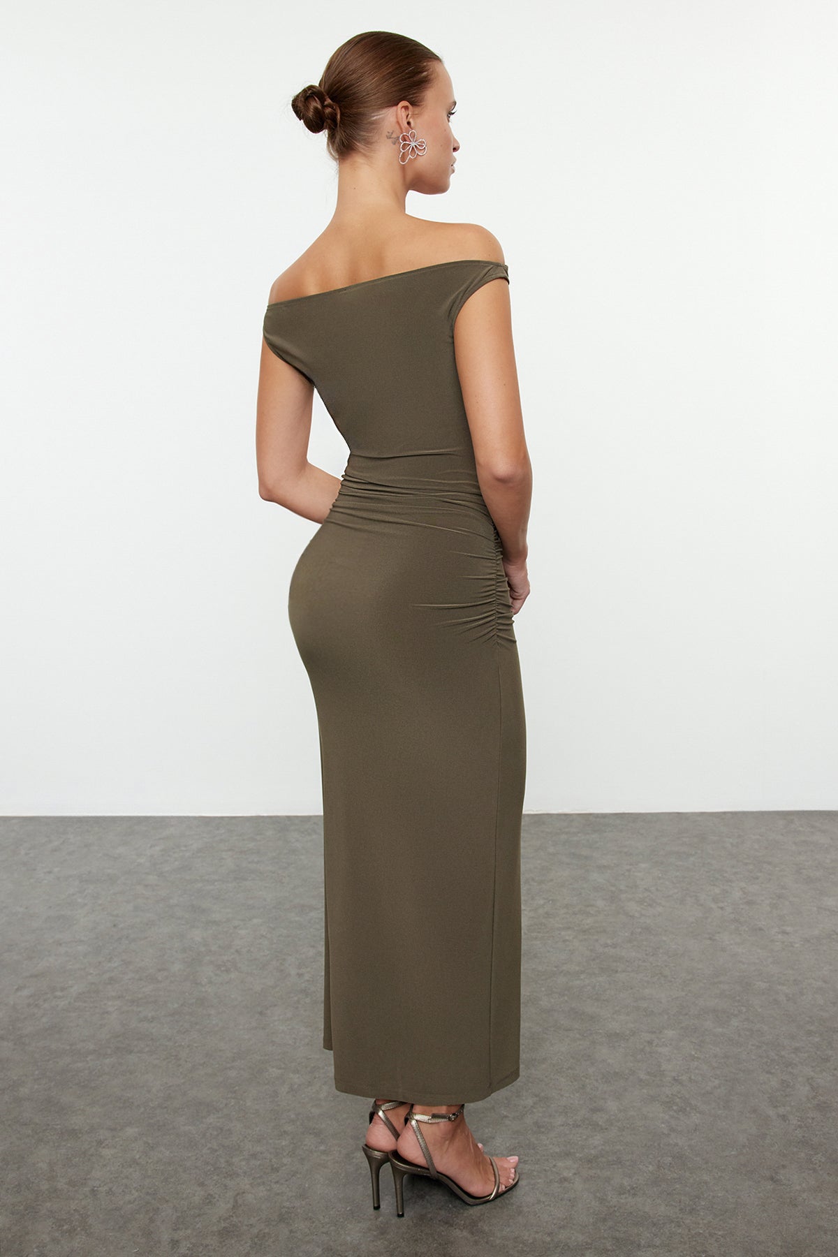 Haljine TPRAW25EL00025 - khaki