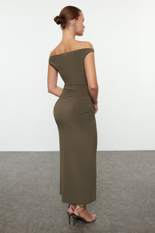 Haljine TPRAW25EL00025 - khaki