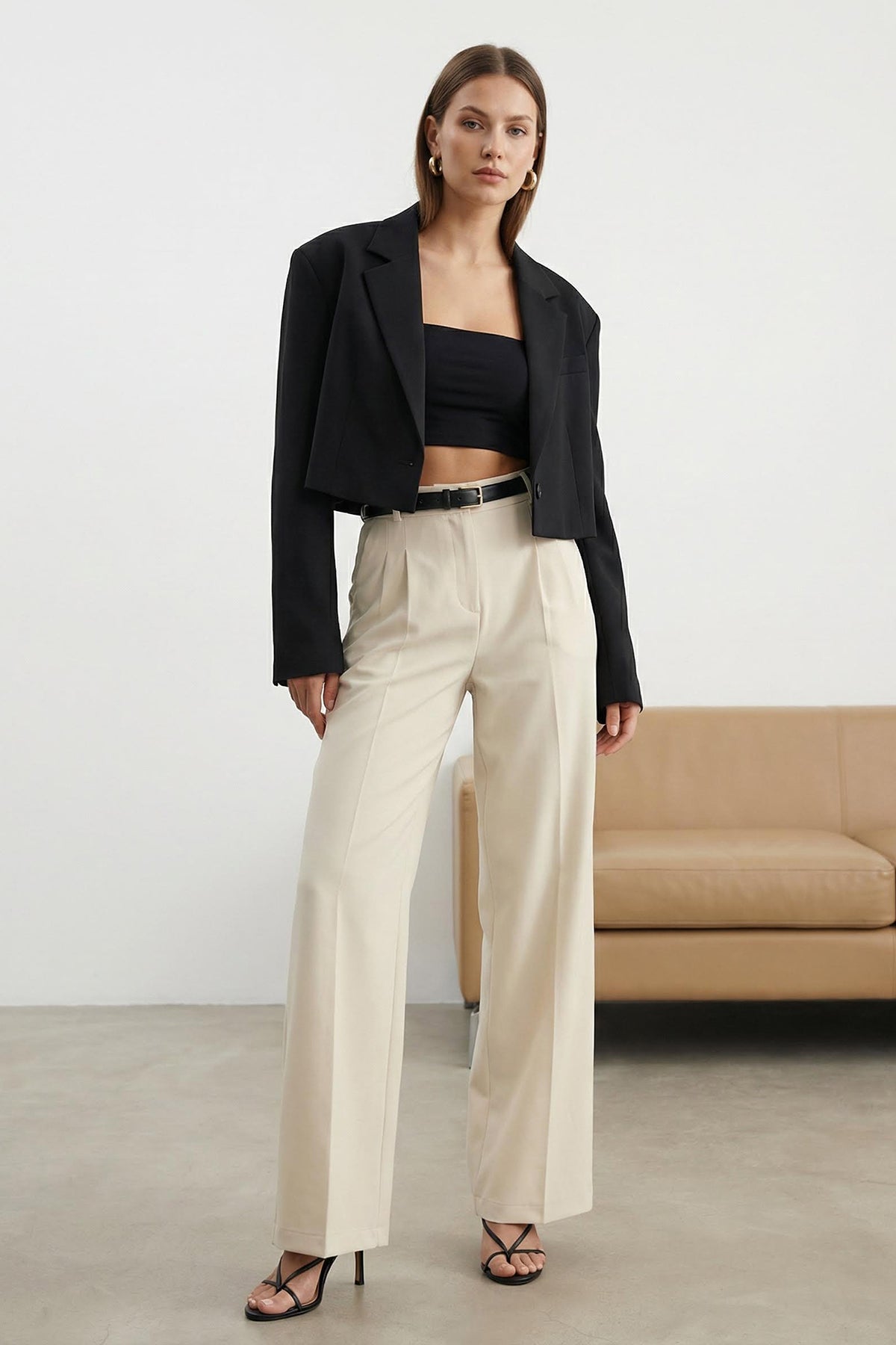 Pantalone TWOAW25PL00109 - kamen [djesi-src-5c5878c81a8b247789e47d5a8482110451ed8f40a3666dfae66459b8fea5e6ff]