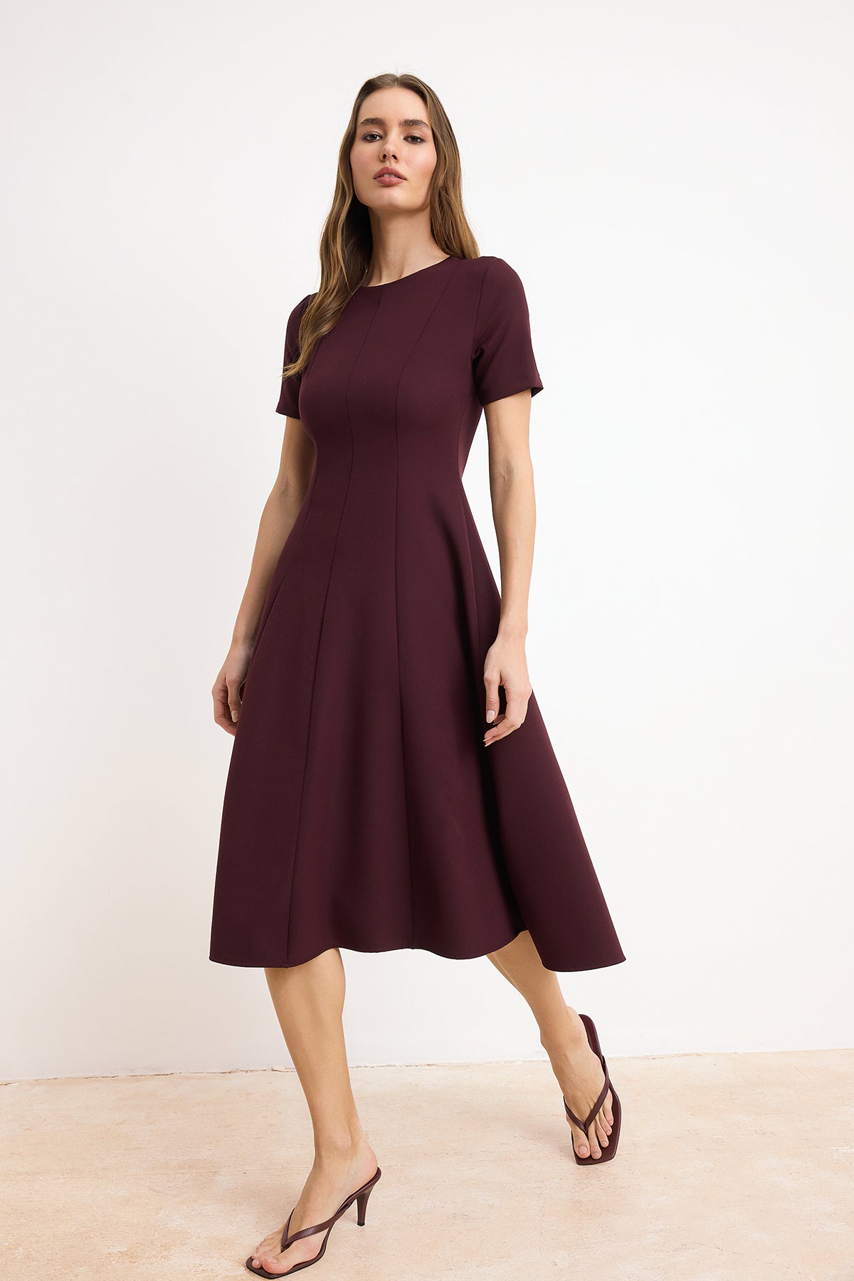 Haljine TWOSS25EL00790 - bordo