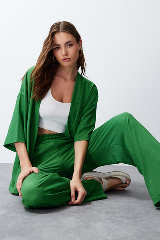Pantalone TWOSS24AU00091 - zelena