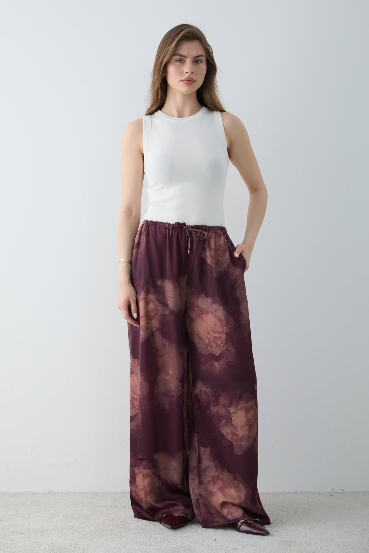 Pantalone TWOSS26PL00230 - šljive [djesi-src-6d9b44b9808715ba545be507b1a852849df689f55364da8844c1156cdeda37a6]