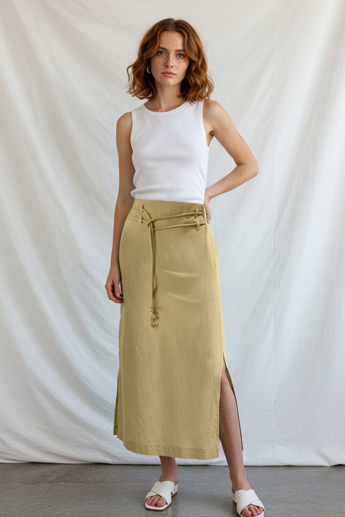 Suknje TWOSS25ET00124 - khaki [djesi-src-a7f652a2f86372bbdc58b22c6829e356661c70f105d45d15240665c76347a798]