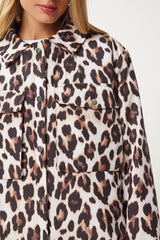 Ženski Leopard Print Kaput – NT00432