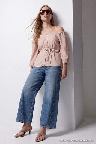 Bluze TWOSS26BZ01083 - bež