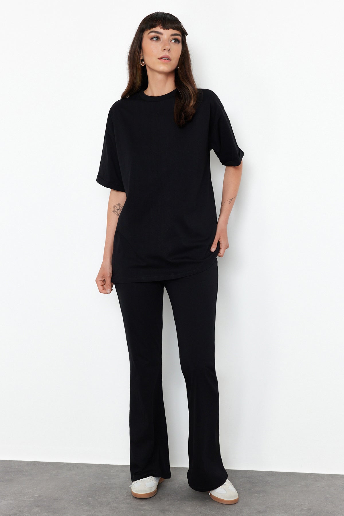 Majice TWOSS24AU00059 - crna