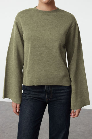 Džemper TWOAW25KZ00313 - khaki